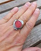 pierścionki - różne Red - pierścionek regulowany 1