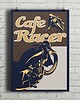 plakaty Cafe Racer - vintage plakat motocyklowy 1