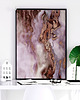 plakaty Plakat Tryptyk Marmurowy Blask Fioletu 3