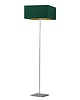 lampy podłogowe Minimalistyczna lampa stojąca z kwadratowym abażurem PRAGA GOLD 4