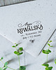 stemple Personalizowany drewniany stempel z adresem - fancy 3