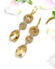 kolczyki swarovski Golden Shadow II,kolczyki z kryształami Swarovski 1