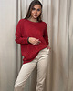 swetry damskie  Wiskozowy sweter Rosso 2