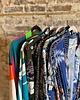 szlafroki damskie Szlafrok narzutka kimono w egzotyczne rosliny 4
