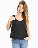 topy damskie Lniany top WILLOW deep black 3