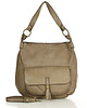 torby na ramię Torebka worek skóra naturalna hobo bag - beżowa 1