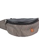 saszetka nerka Nerka Nuff Fabric Classic | Szara 2