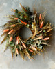 wianki Wianek dekoracyjny, wiosenny, z suszonych i stabilizowanych rośclin 8