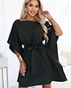 sukienki midi damskie 287-46 SOFIA Kobieca sukienka typu motyl z wiązaniem w pasie - ciemny khaki 1