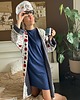 bluzki kimonowe damskie Przepiękne ocieplane kimono 2