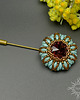 broszki Marsala, szpila, broszka, beading 1