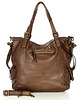 torby na ramię Miejska torebka z regulowanymi rączkami pleciona skóra handmade - brąz 7