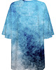 t-shirt damskie DR.CROW T-shirt Damski Oversize Blue Grunge 1
