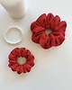 gumki do włosów Czerwona scrunchie Juicy Red 1