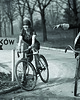 fotografia Plakat Vintage Prostokąt I Dziewczyny na Rowerach 1