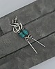 kolczyki srebrne Kolczyki srebrne Turquoise Loops I 1