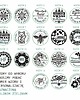 wałki do ciasta Personalizowany stempel do ciastek - MODERN 5