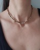 chokery Naszyjnik choker ROOTS jaspis obrazkowy, prasiolit, hematyt 1