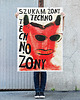 plakaty Plakat Szukam Techno Żony 48x68 cm offset ilustracja poster na urodziny prezent 1