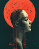 plakaty Pył księżycowy - Plakat - Druk - Kolaż, Abstrakcja, Surrealizm, Loft #23 1