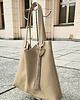 torby na ramię Beżowa torebka ze skóry 3