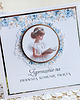 zaproszenia na komunię Zaproszenia Pierwsza Komunia "Blue Flower Girl" 1