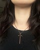 naszyjniki - inne Mały miedziany miecz z naturalnym rubinem 1
