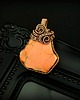 wisiory Jaspis cesarski wisiorek wire wrapping 9