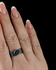 pierścionki srebrne Pierścionek Czarny opal r. 19 3