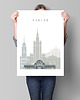 plakaty Warszawa grafika minimalistyczna 1