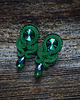 kolczyki soutache Zielone  kolczyki soutache 1