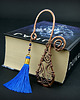zakładki do książek Ozdobna zakładka do książki z lapis lazuli wire wrapping 3