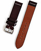 zegarki różne Pasek do zegarka  rozm: 20mm ciemno brązowy czekoladowy 1