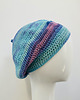 czapki damskie Wiosenny beret damski z antenką ręcznie robiony bawełna one size 3