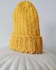 czapki damskie Wełniana czapka WOOLLY YELLOW 1