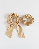 gumki do włosów Scrunchie GOLD 1