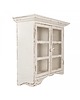 szafki Szafka Wisząca Witryna Wisząca z Siatką Antique White 1
