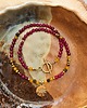 chokery Choker z agatem, jadeitem i tygrysim okiem 1
