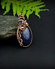 wisiory Wisiorek wire wrapping z lapis lazuli 9