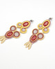 kolczyki soutache Długie kolczyki sutasz z jadeitem 1
