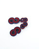 kolczyki soutache Kolczyki soutache - Granat Bordo Medium 1