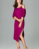 sukienki midi damskie Sukienka K479 fuksja 2