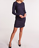 sukienki midi damskie Granatowa sukienka z długim rękawem New Look 4