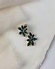 kolczyki pozłacane Kolczyki pozłacane BRIGHT emerald 1