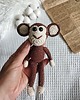 misie i maskotki Mini małpka, małpa 1