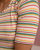 t-shirt damskie Koszulka prążkowana, 70'S VIBES 3