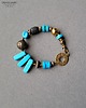 bransoletki z kamieni naturalnych Boho chic. Bransoletka z zawsze modnymi turkusami2. Znakomity PREZENT  handmade 4