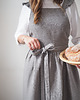 fartuchy kuchenne Lniany fartuszek retro TRUE GREY 4