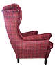 fotele Fotel uszak Szkocja we wzory, patchwork, welurowy 3