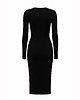 sukienki midi damskie Sukienka czarna YY100189_RAL9005 2